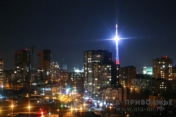 Нижегородскую телебашню украсит 196-метровый световой триколор