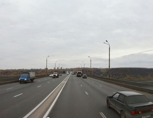Движение любого транспорта кроме общественного могут запретить на Мызинском мосту в Нижнем Новгороде на время его ремонта