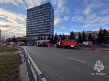 Пожар произошёл в здании НПП "Полёт" в Нижнем Новгороде
