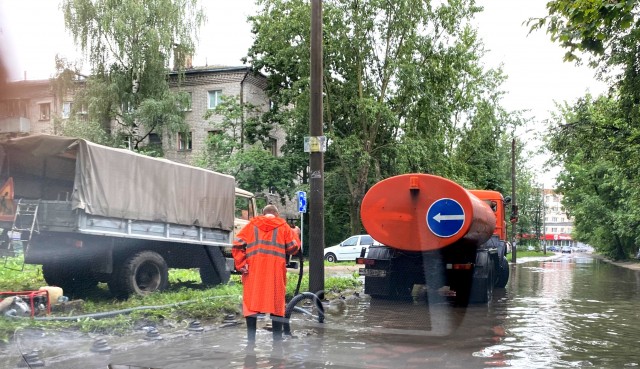 Почти 5 тыс. кубометров воды откачали с улиц Нижнего Новгорода за минувшие сутки