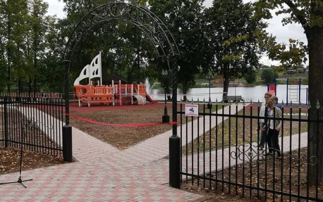 Обустроенная зона отдыха на реке Яхта открылась в Тонкине Нижегородской области ко Дню поселка