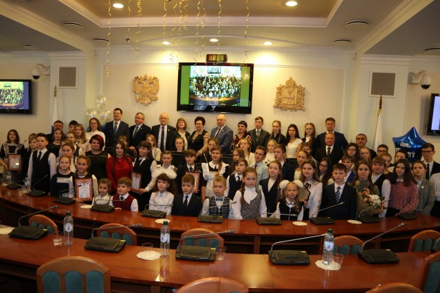 Итоги конкурса "Голос ребенка" подвели в  Законодательном собрании Нижегородской области