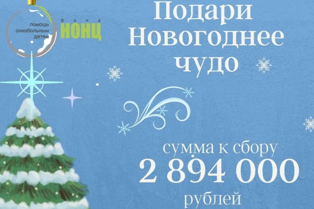 Фонд "НОНЦ" призывает нижегородцев присоединиться к акции "Подари новогоднее чудо"