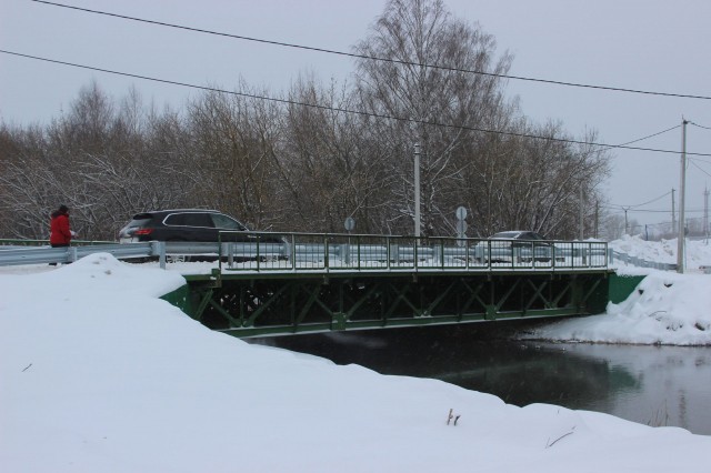 Мост через речку Теплую в Балахне открыли для движения транспорта