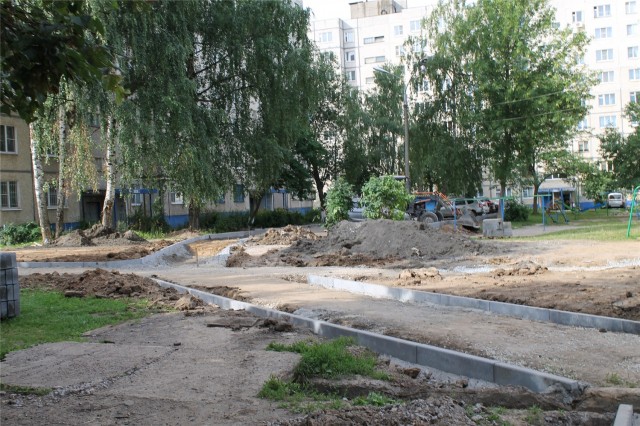 Ремонт дворов стартовал в Московском районе Чебоксар