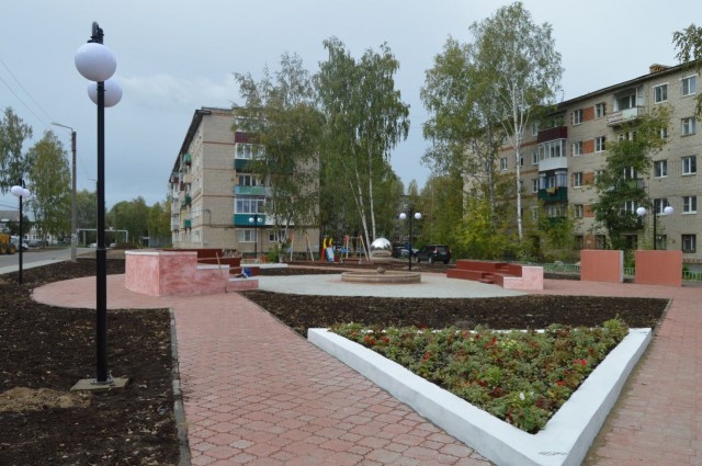 Два сквера и парк благоустроили в Кулебаках Нижегородской области в 2018 году