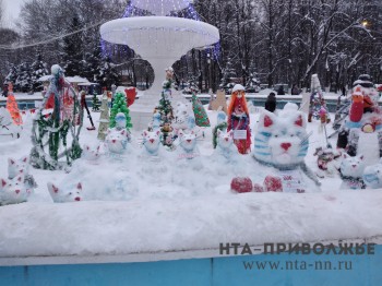 Конкурс снежных построек &quot;Зимние фантазии&quot; проходит в Чебоксарах