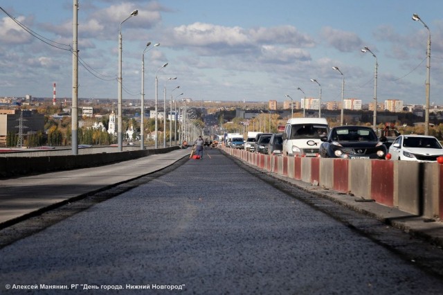 Ремонт Мызинского моста в Нижнем Новгороде завершится к ноябрю