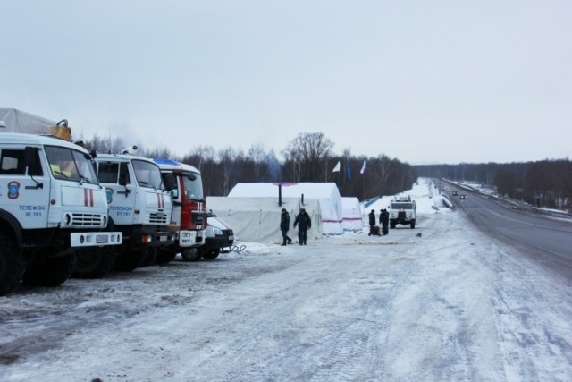 МЧС развёртывает городки обогрева на трассах Нижегородской области (ВИДЕО)