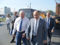 Олег Кондрашов и Валерий Шанцев проинспектировали дороги Нижнего Новгорода
