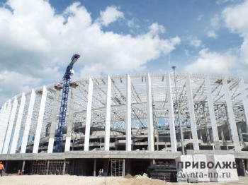 Отделку стадиона "Нижний Новгород" к ЧМ-2018 планируется завершить до конца текущего года