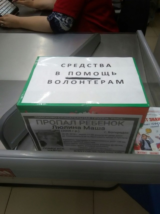 Мошенники в Богородске Нижегородской области собирали деньги для поисков пропавшей девятилетней Маши Люлиной