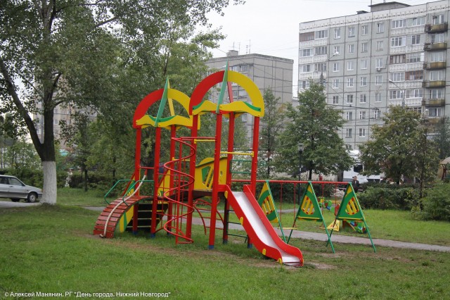 Более 70 детских игровых комплексов установят в Нижнем Новгороде к 800-летнему юбилею