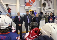 Президент КХЛ Дмитрий Чернышенко посетил ФОК "Северная звезда" в Нижнем Новгороде 