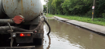 Ликвидация последствий многодневного дождя продолжается в Нижнем Новгороде