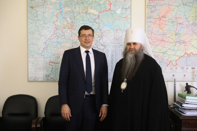 Глеб Никитин и митрополит Георгий обсудили подготовку к празднованию 800-летия Нижнего Новгорода