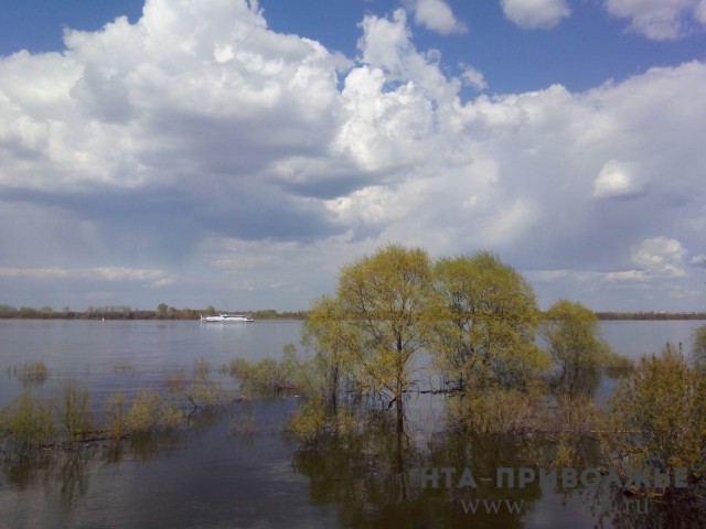 Правительство Нижегородской области контролирует ситуацию с поднятием уровня воды в Волге