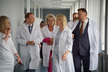 Андрей Чечерин проверил работу учреждений здравоохранения Дзержинска в ходе рабочего визита