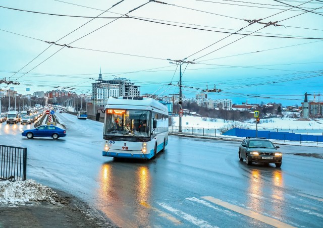 Троллейбусный маршрут №100 между Чебоксарами и Новочебоксарском запущен в регулярном режиме