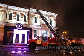 Пожар рядом с ночным клубом The Top Club в Нижнем Новгороде произошёл вечером 26 октября