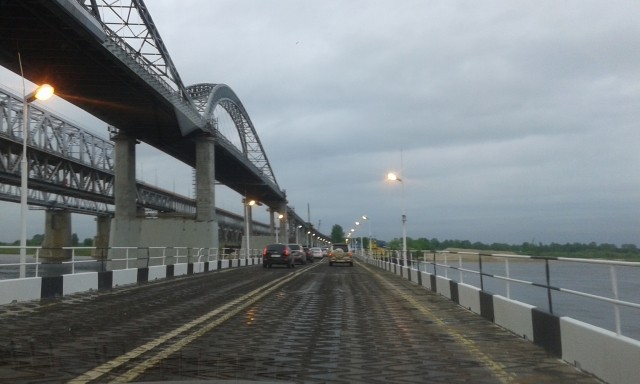 Наплавной понтонный мост через Волгу на Бор Нижегородской области вновь выставлен на продажу