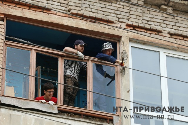 Ликвидация последствий взрывов на ГосНИИ "Кристалл" в Дзержинске Нижегородской области: вывезено около 120 кубометров битых стекол