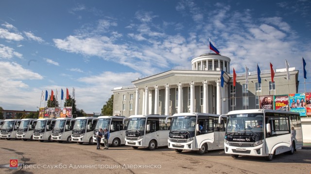 Новые автобусы в Дзержинске Нижегородской области начали выпускать на линию