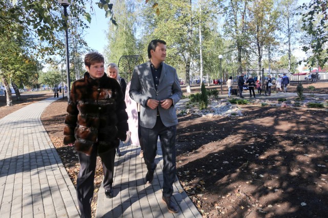 Новый парк открылся в Первомайске в День города