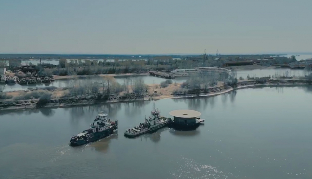 Пермская судоверфь отгрузила партию плавучих остановок для базирования на Москве-реке