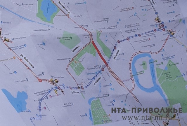 Власти представили варианты объездных путей на период строительства виадука на ул. Циолковского в Нижнем Новгороде