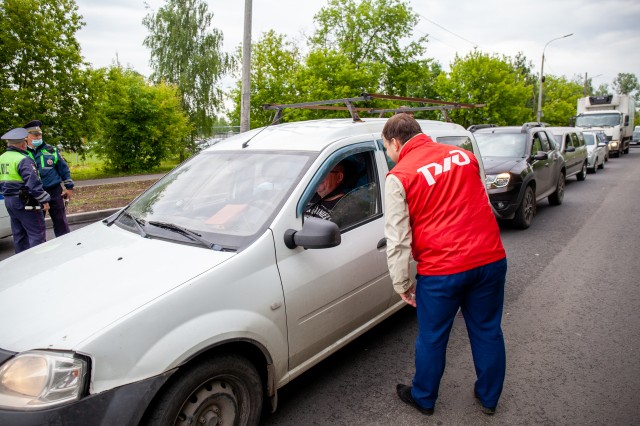 Акция ГЖД к привлечению внимания водителей на ж/д переездах прошла в Нижнем Новгороде 