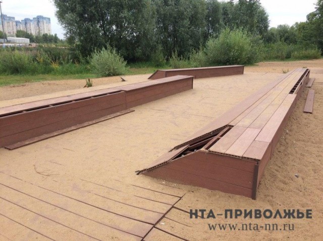 Благоустройство у "Мещерского озера" в Нижнем Новгороде восстановят к сентябрю