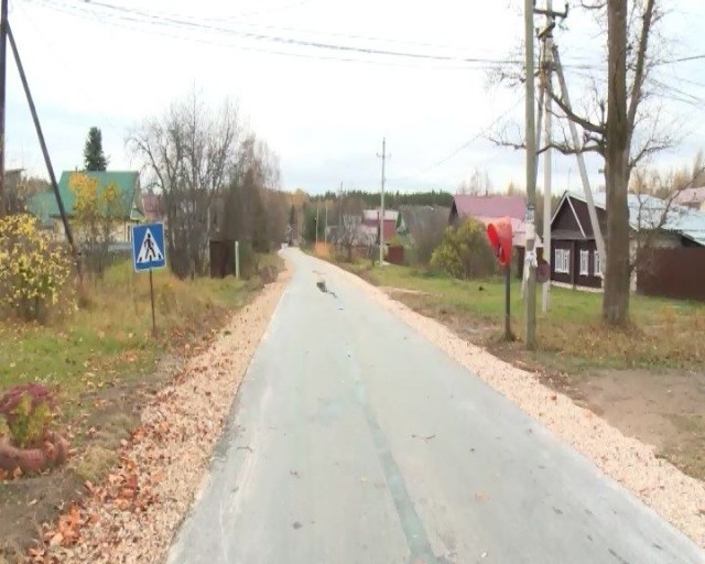 Новую дорогу построили в Борском районе по программе поддержки местных инициатив