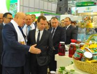 Дмитрий Медведев посетил стенд Нижегородской области на 16-ой Всероссийской агропромышленной выставке «Золотая осень – 2014»