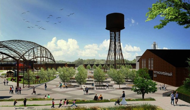 Индустриально-туристский парк "Баташев" в Выксе Нижегородской области начнут создавать в 2021 году.