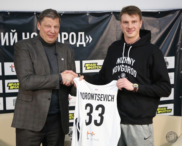 Капитан сборной России по баскетболу Андрей Воронцевич будет играть за БК "НН"