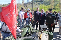 Олег Кондрашов посетил парк Победы в Нижнем Новгороде 