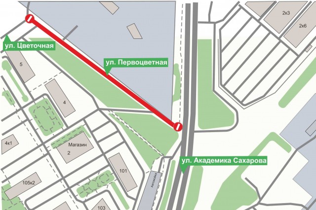 Проезд по ул. Первоцветная в Нижнем Новгороде временно запретят