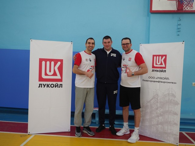 Мастер-класс по баскетболу прошёл в Кстове Нижегородской области прошёл при поддержке компании "ЛУКОЙЛ"