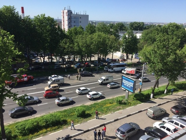 Водитель "ГАЗели" не справился с управлением и стал виновником массовой аварии с тремя пострадавшими на проспекте Гагарина в Нижнем Новгороде