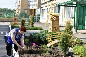 Работы по озеленению и созданию новых арт-объектов ведутся на территориях детских садов г. Чебоксары