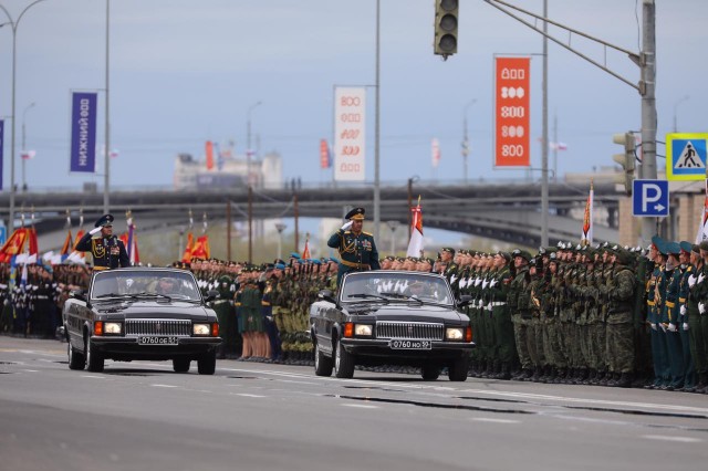Глеб Никитин обратился к участникам Парада Победы в Нижнем Новгороде