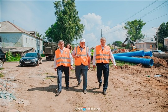 Алексей Ладыков проверил темпы реконструкции и ремонта дорог в Чебоксарах