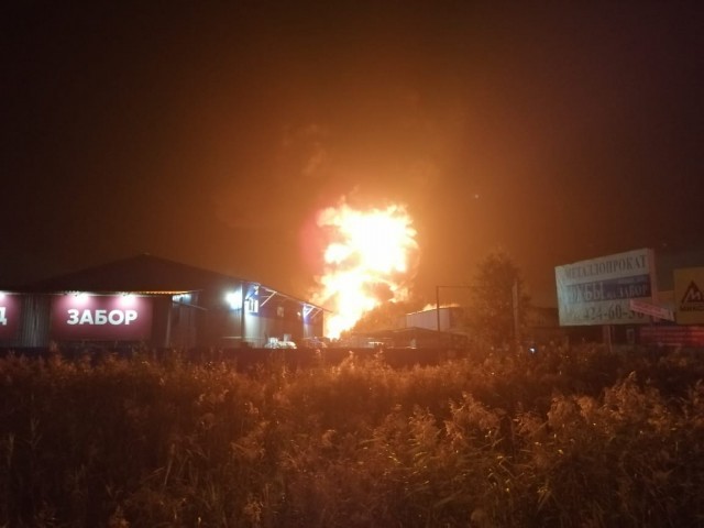 Пожар в промзоне Богородского района Нижегородской области локализован (ВИДЕО) 